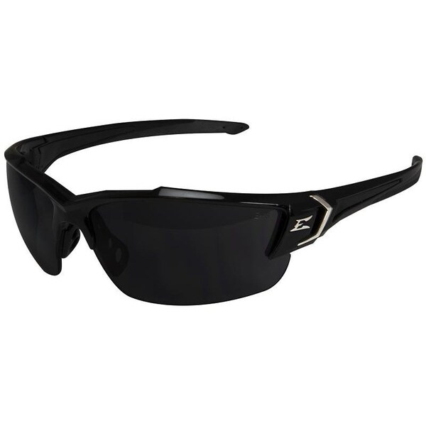 Edge KHOR Series NonPolarized Safety Glasses, Nylon Frame, Black Frame